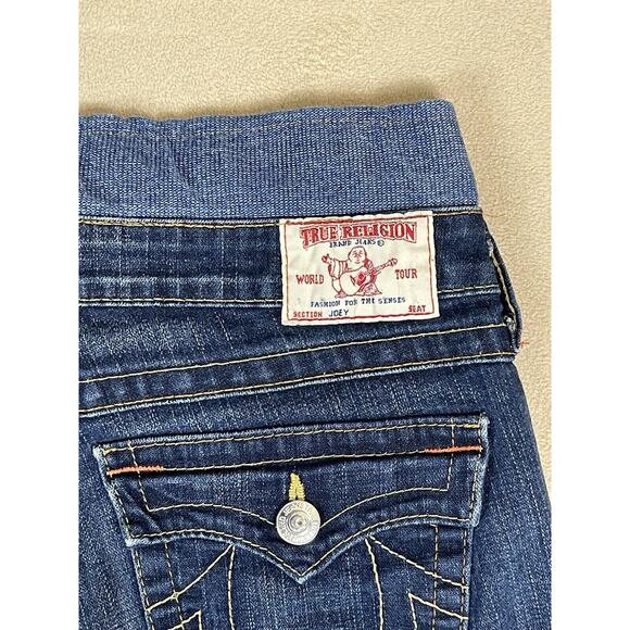 True Religion Jeans Womens 30‎ Blue Joey Boot Cut Maternity Regular Fit Stretch - Picture 12 of 15